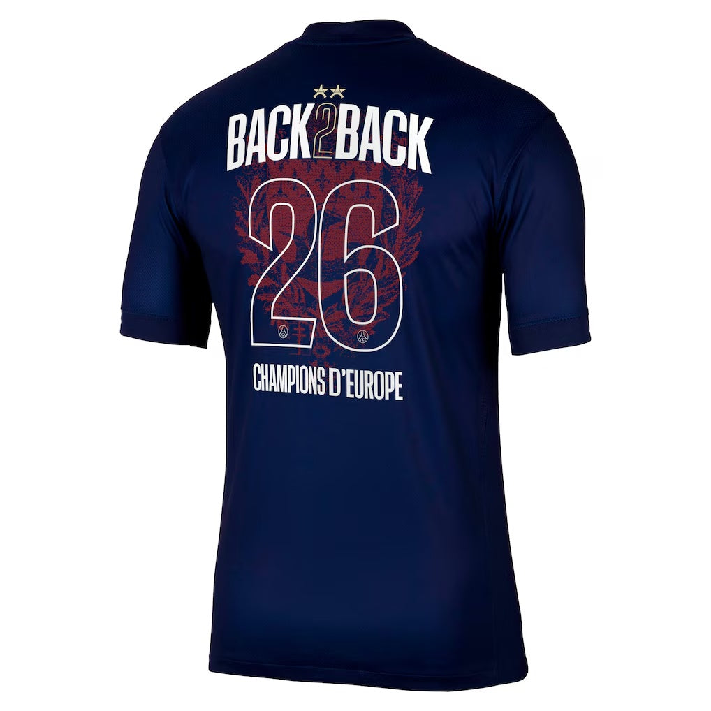 Maillot 25/26 PSG Domicile Champions -fan Version back2back -26