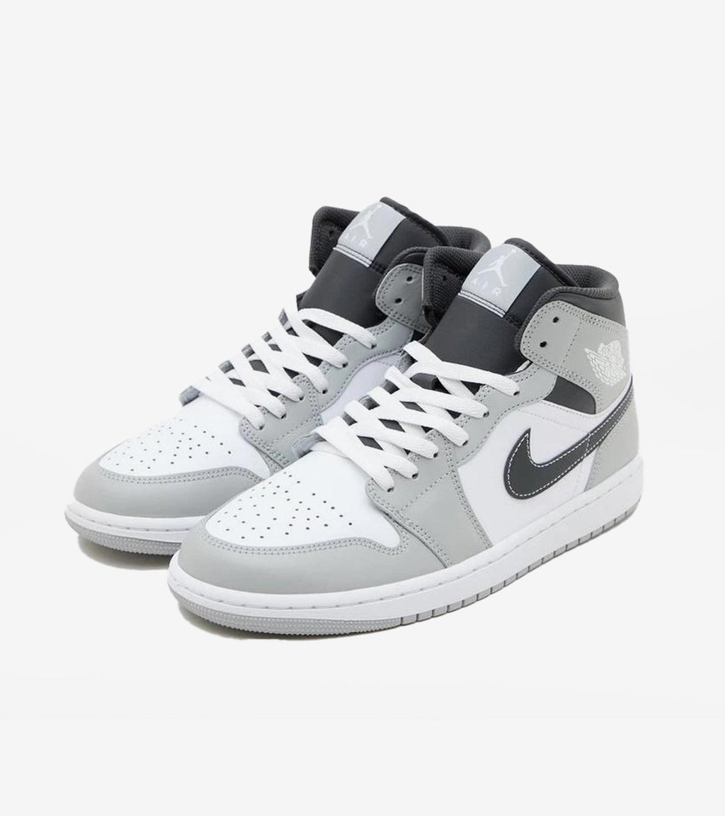 Air Jordan 1 Mid  Light Smoke Grey Anthracite