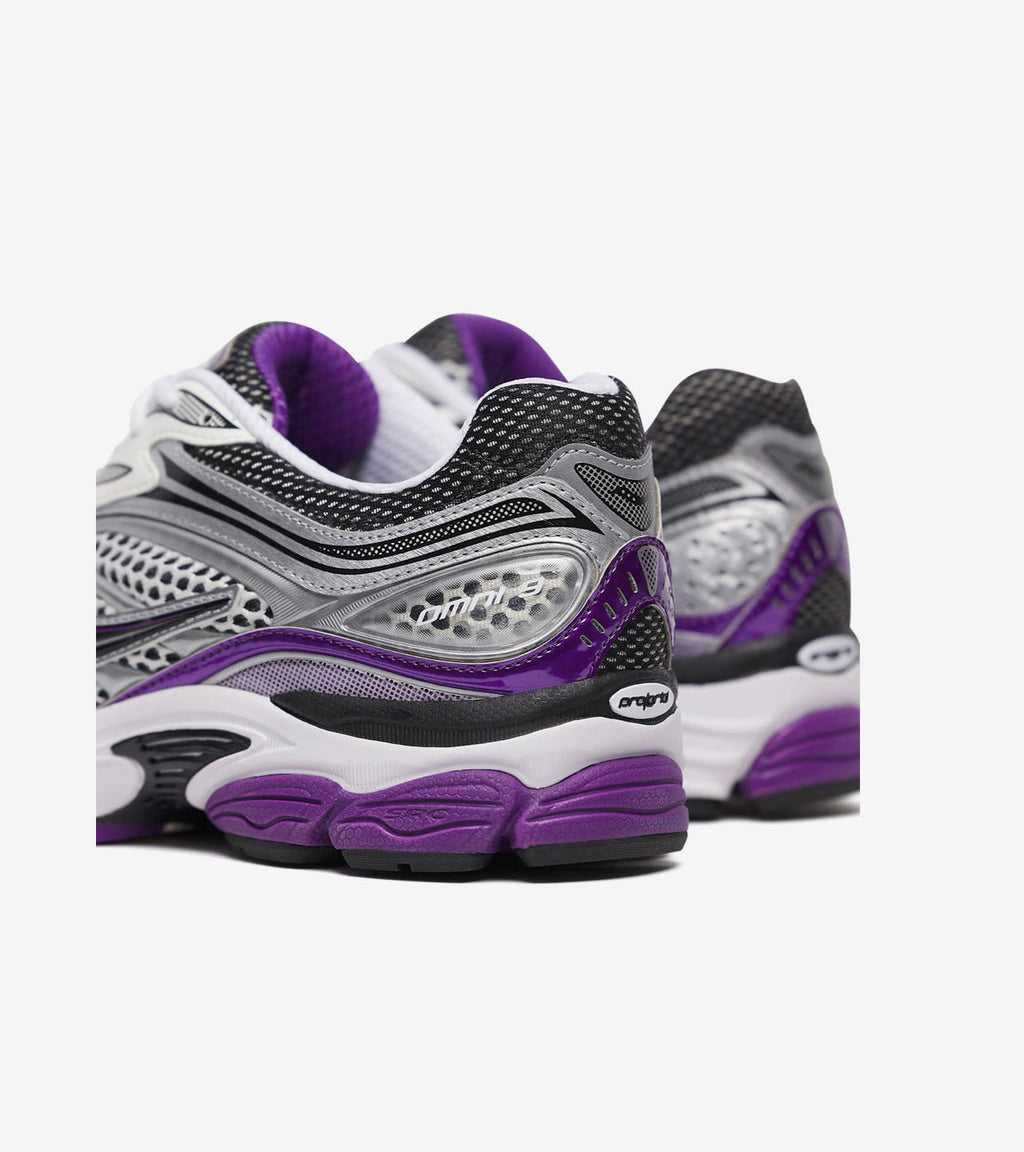 Saucony ProGrid Omni 9 White Black Silver Purple
