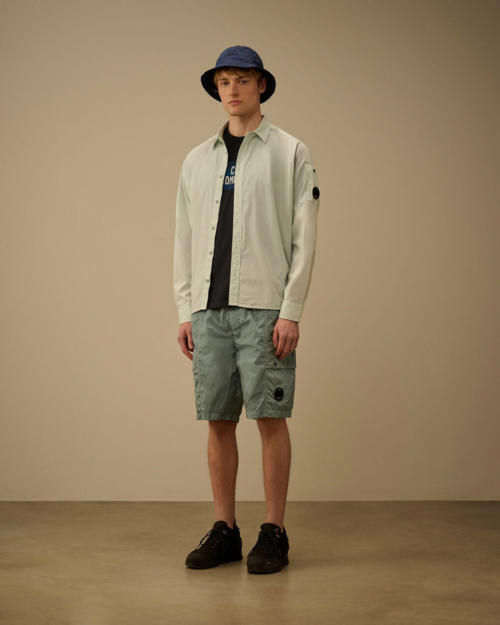 Short cp compagny silver blue