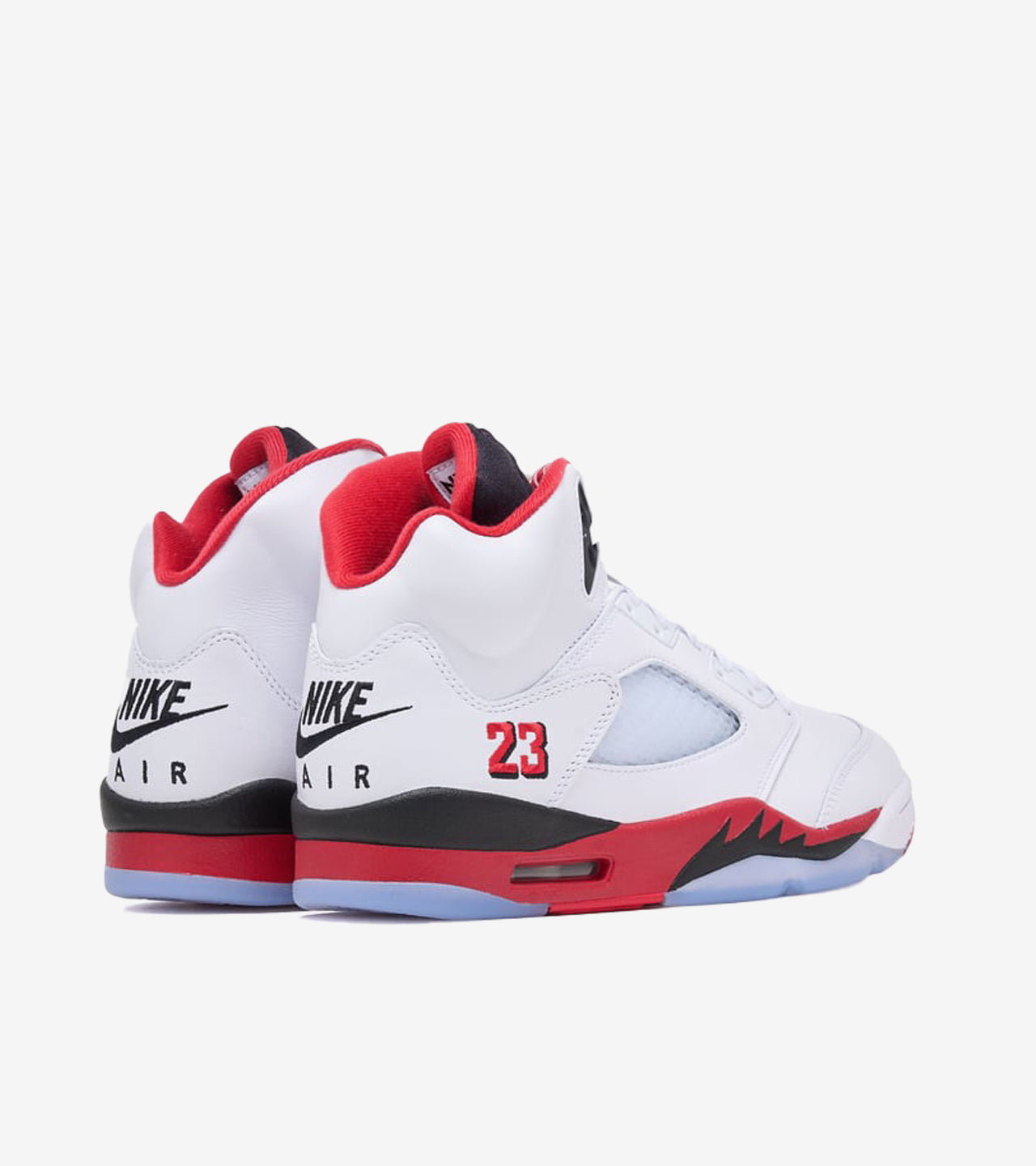 Jordan 5 Retro Fire Red Black Tongue